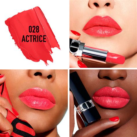 rouge dior 028 actrice satin|Dior satin lipstick.